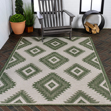 Lior Geometric Moroccan Diamond Area Rug